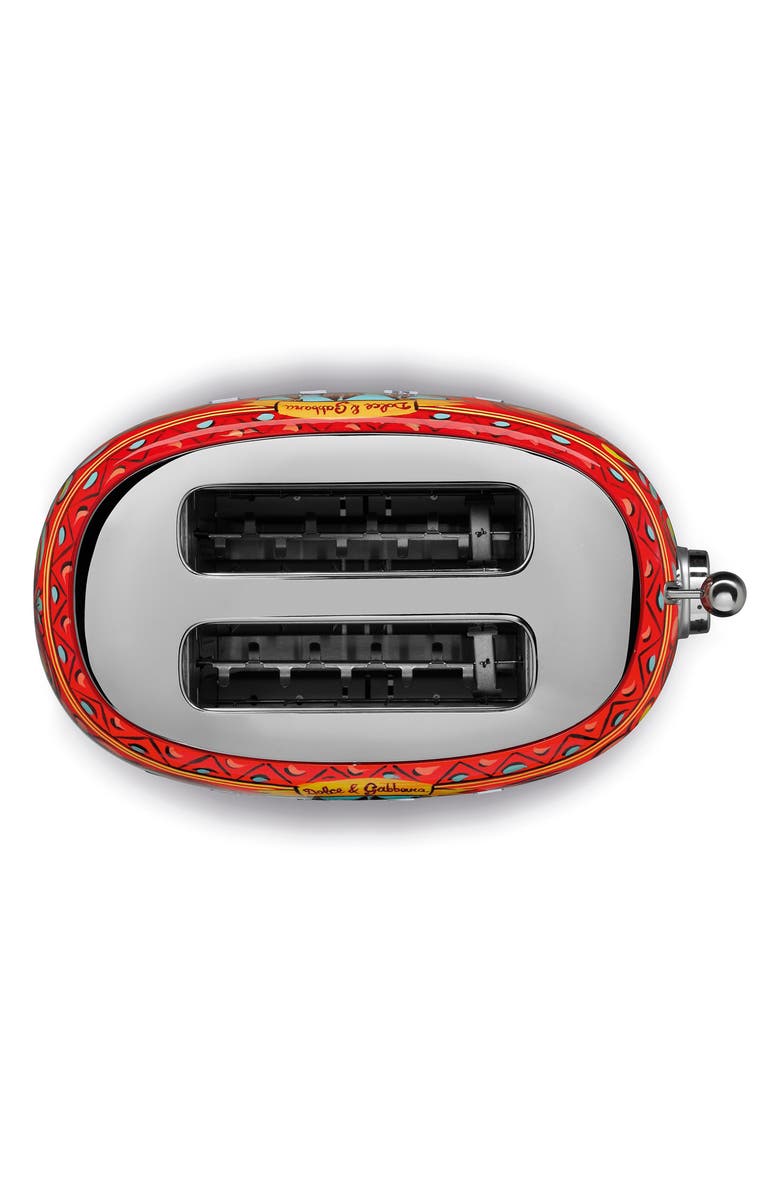 smeg x Dolce&Gabbana Sicily Is My Love Two-Slice Toaster, Alternate, color,