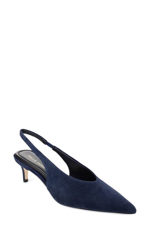 Abbee Leather Slingback Pump