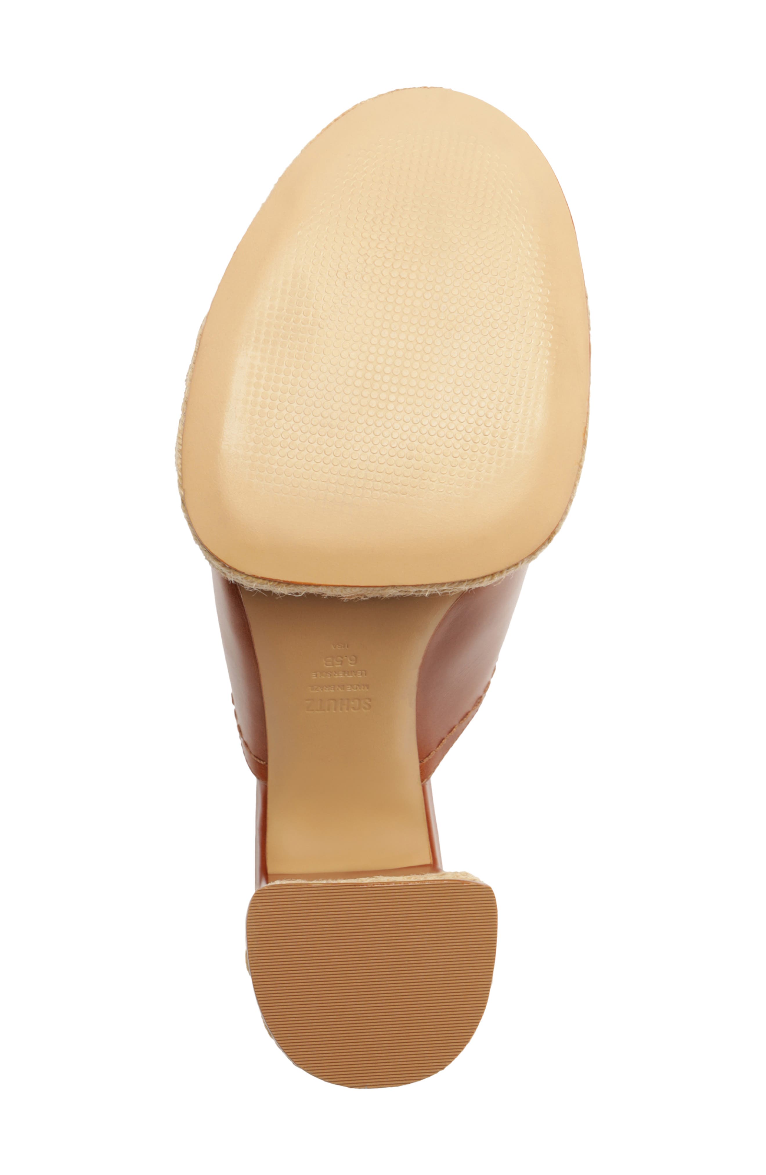 Schutz Darah Platform Sandal, Alternate, color, Cognac