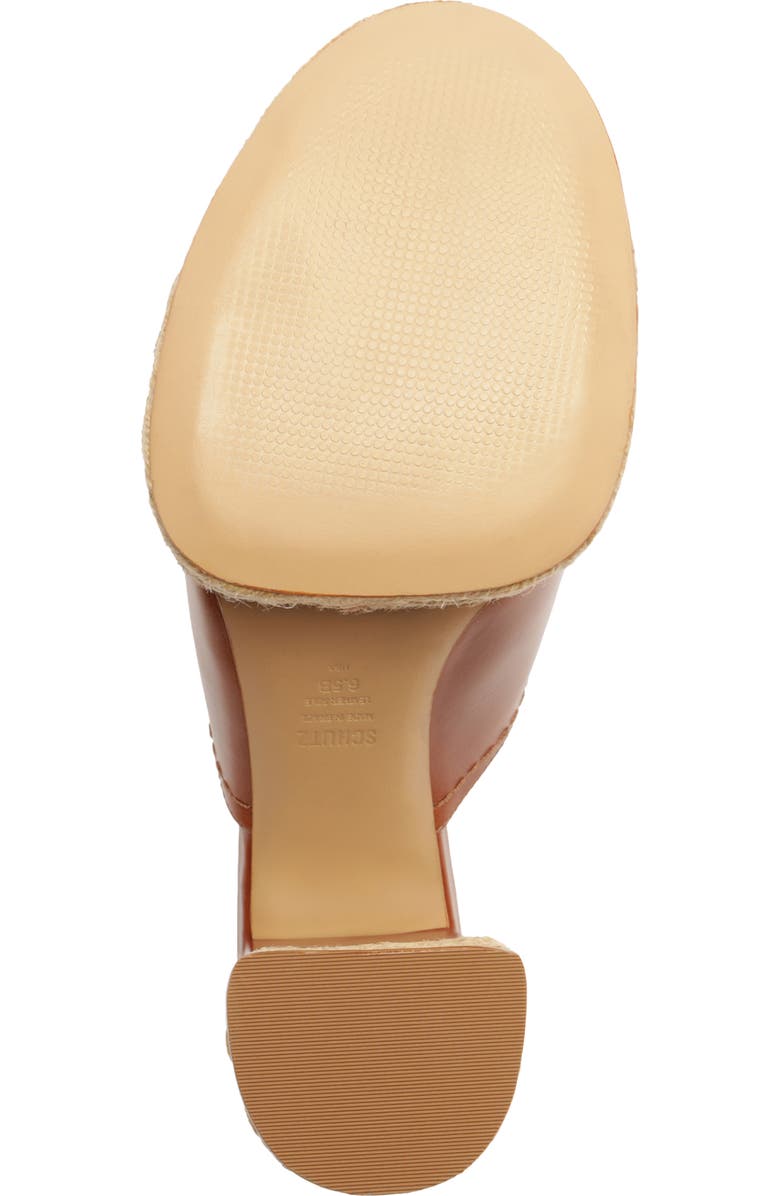 Schutz Darah Platform Sandal, Alternate, color, Cognac