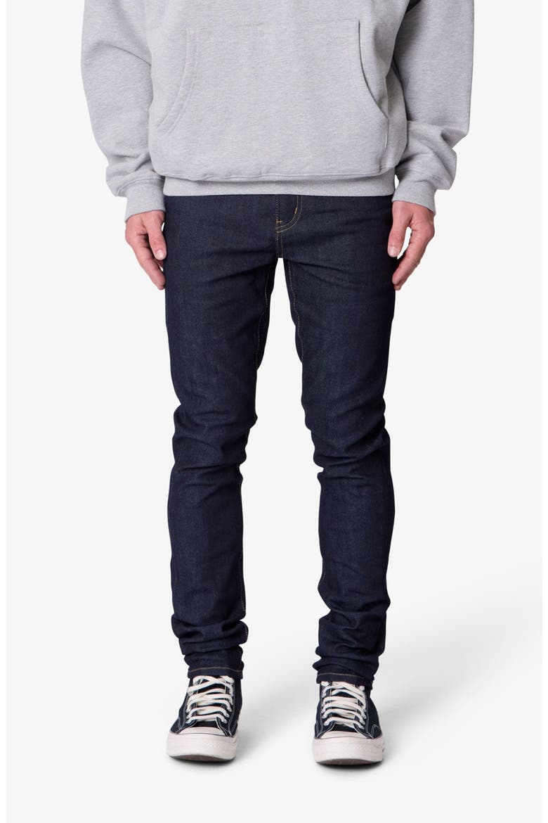 Raw Skinny Jeans, Main, color, RINSED INDIGO