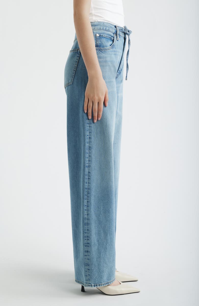FRAME The Off Duty Drawstring Bow Jeans, Alternate, color, Afterglow