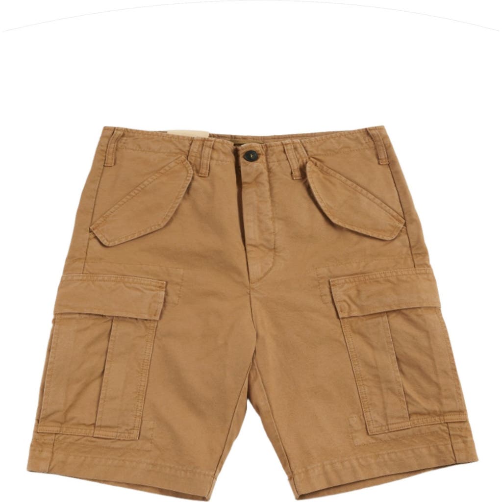 Fortela Minert Cotton Pocket Bermuda In Brown