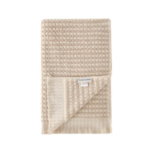 Olive And Linen Olive & Linen Dots Bath Mat In Neutral