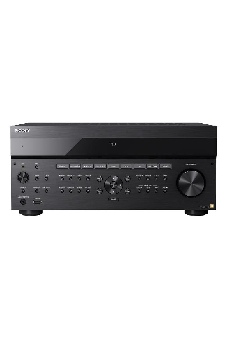 STR-AZ3000ES 9.2 Channel 8K Home Theater AV Receiver with Dolby Atmos, DTS X, IMAX Enhanced, Google Assistant, & Works with Sonos, Alternate, color, Black