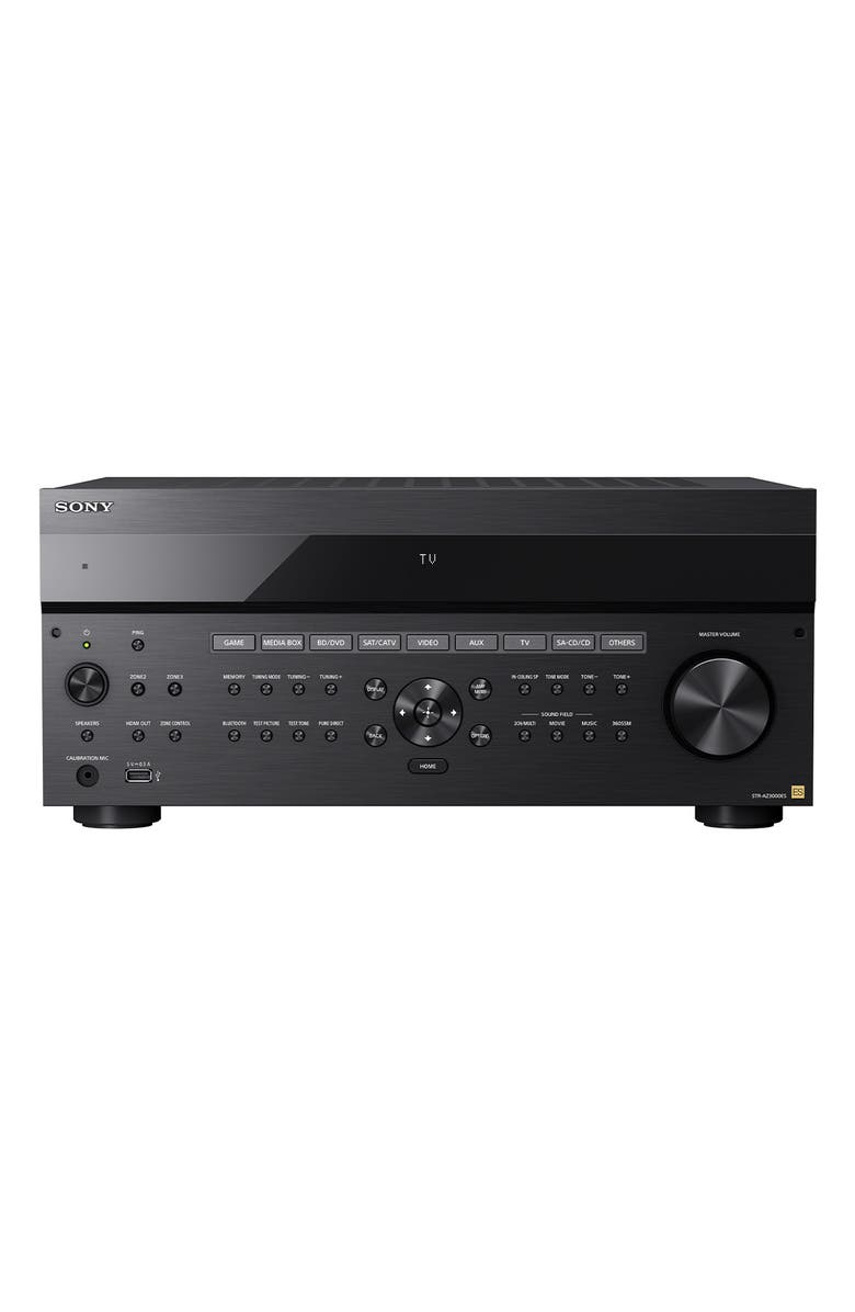 Sony STR-AZ3000ES 9.2 Channel 8K Home Theater AV Receiver with Dolby Atmos, DTS X, IMAX Enhanced, Google Assistant, & Works with Sonos, Alternate, color, Black