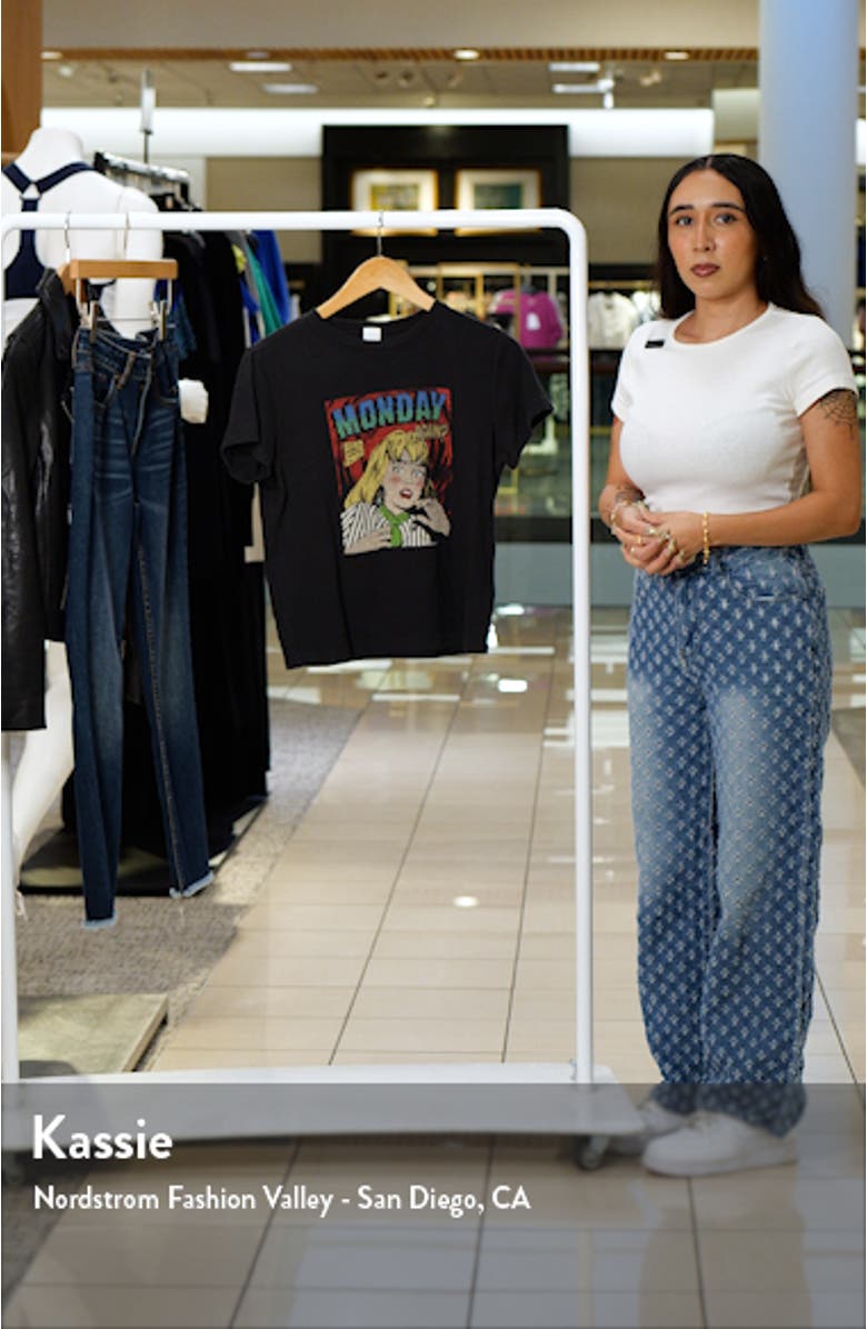 Monday Again Cotton Graphic T-Shirt, sales video thumbnail