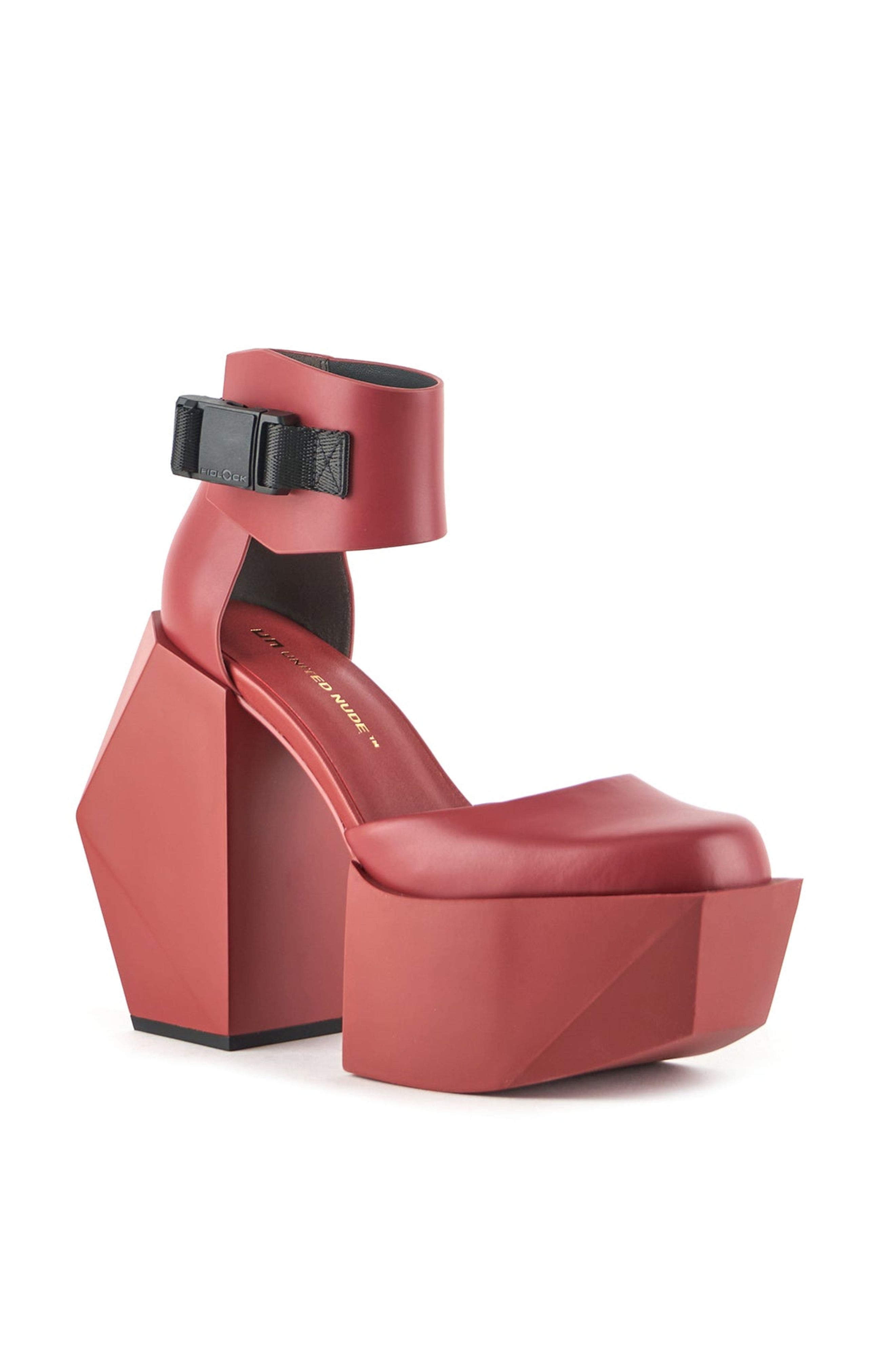 United Nude Stage D2 d'Orsay Platform Pump, Alternate, color, Intense Rust