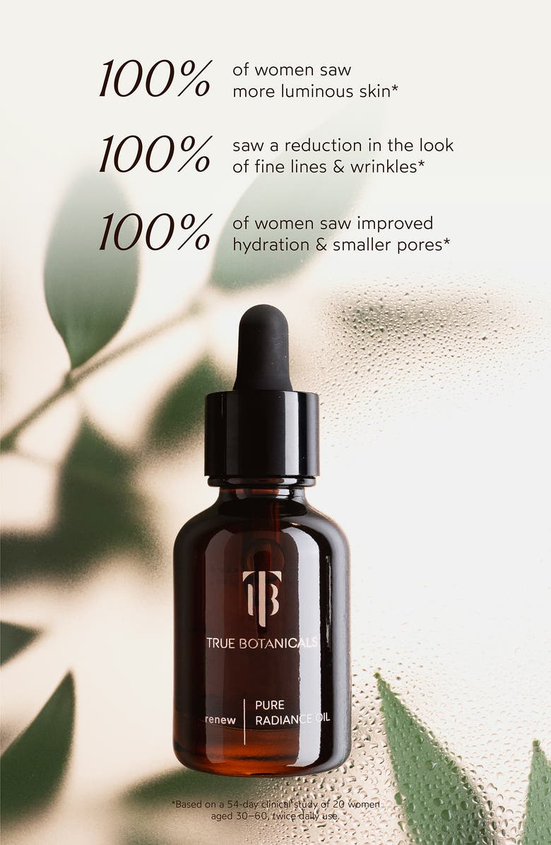 True Botanicals Renew Pure Radiance Hydrating Oil, Alternate, color,