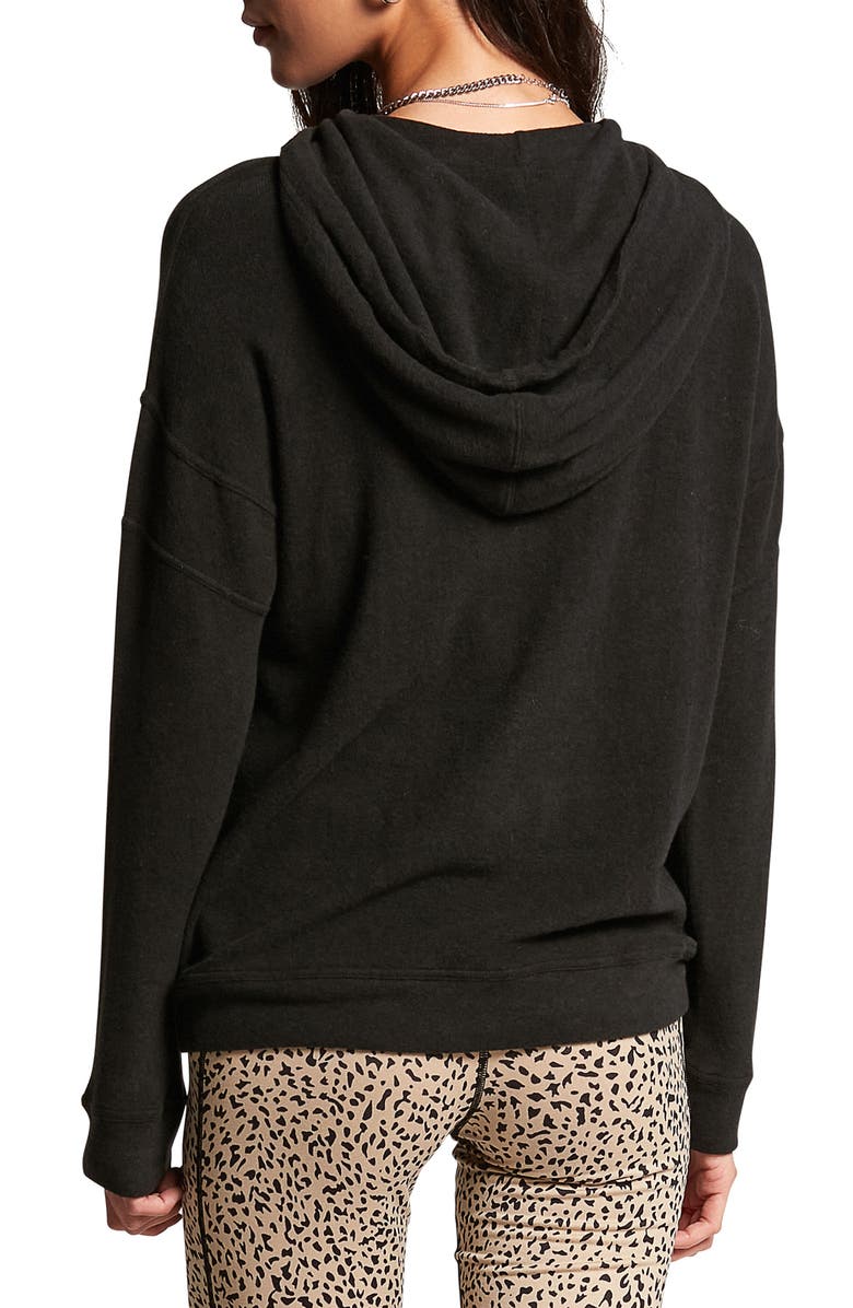 Volcom Lil Zip Fleece Hoodie, Alternate, color,