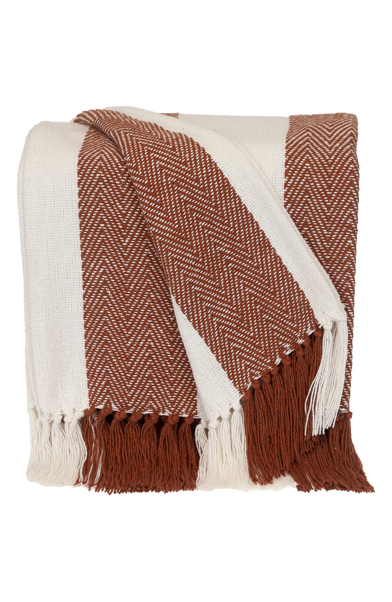 PARKLAND COLLECTION Archee Fringe Throw Blanket