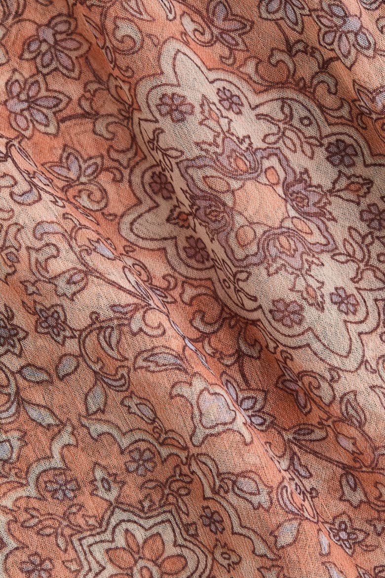 Balloon-leg Pull-on Trousers, Alternate, color, Light pink/floral