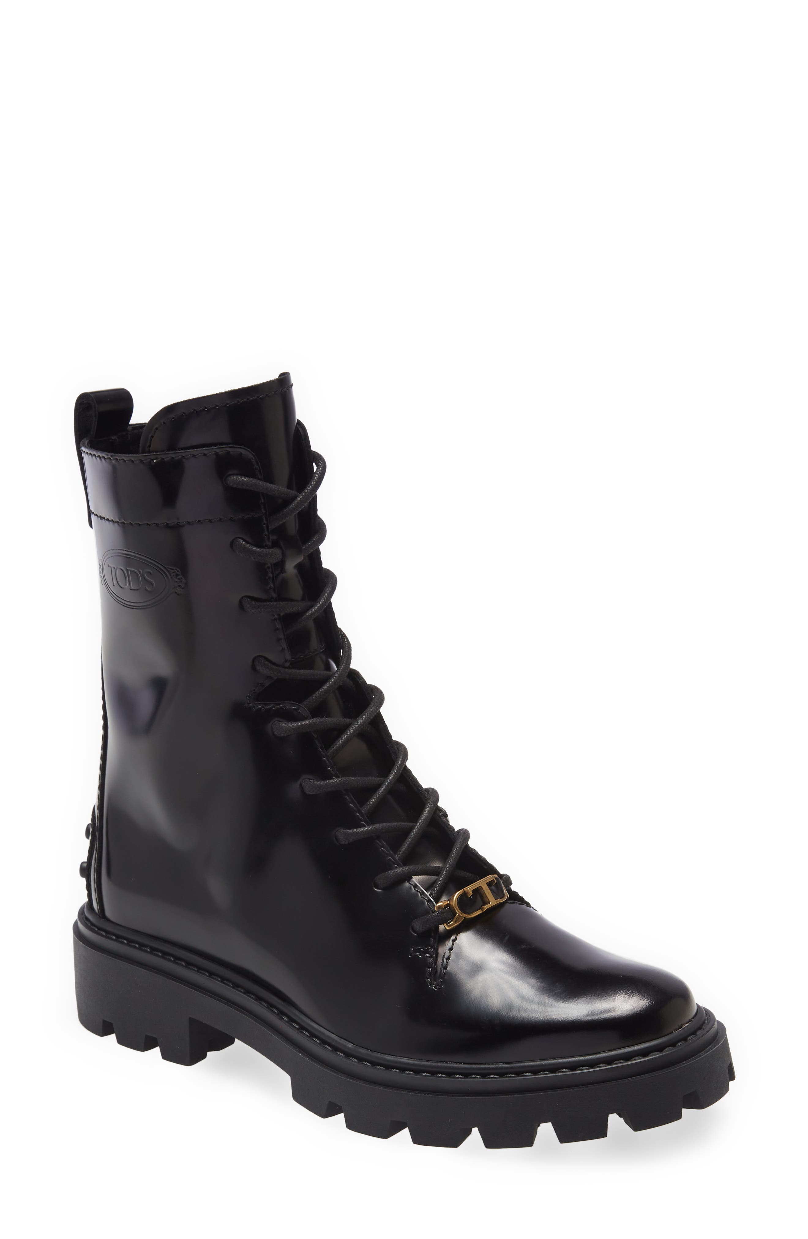 Tod's TODS Combat Boot, Main, color, 