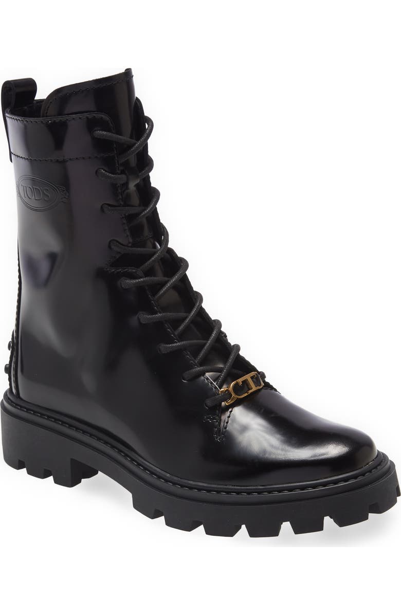 Tod's TODS Combat Boot, Main, color,
