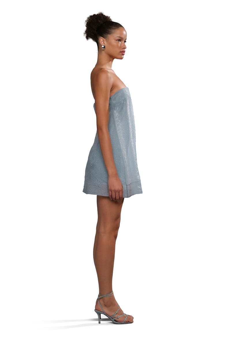 Nerida mini dress, Alternate, color, Cumulus