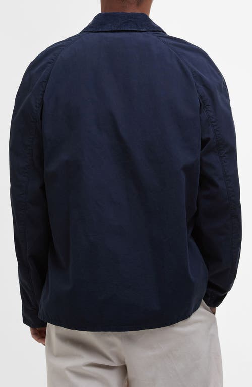 Shop Barbour Tracker Casual Jacket In Navy