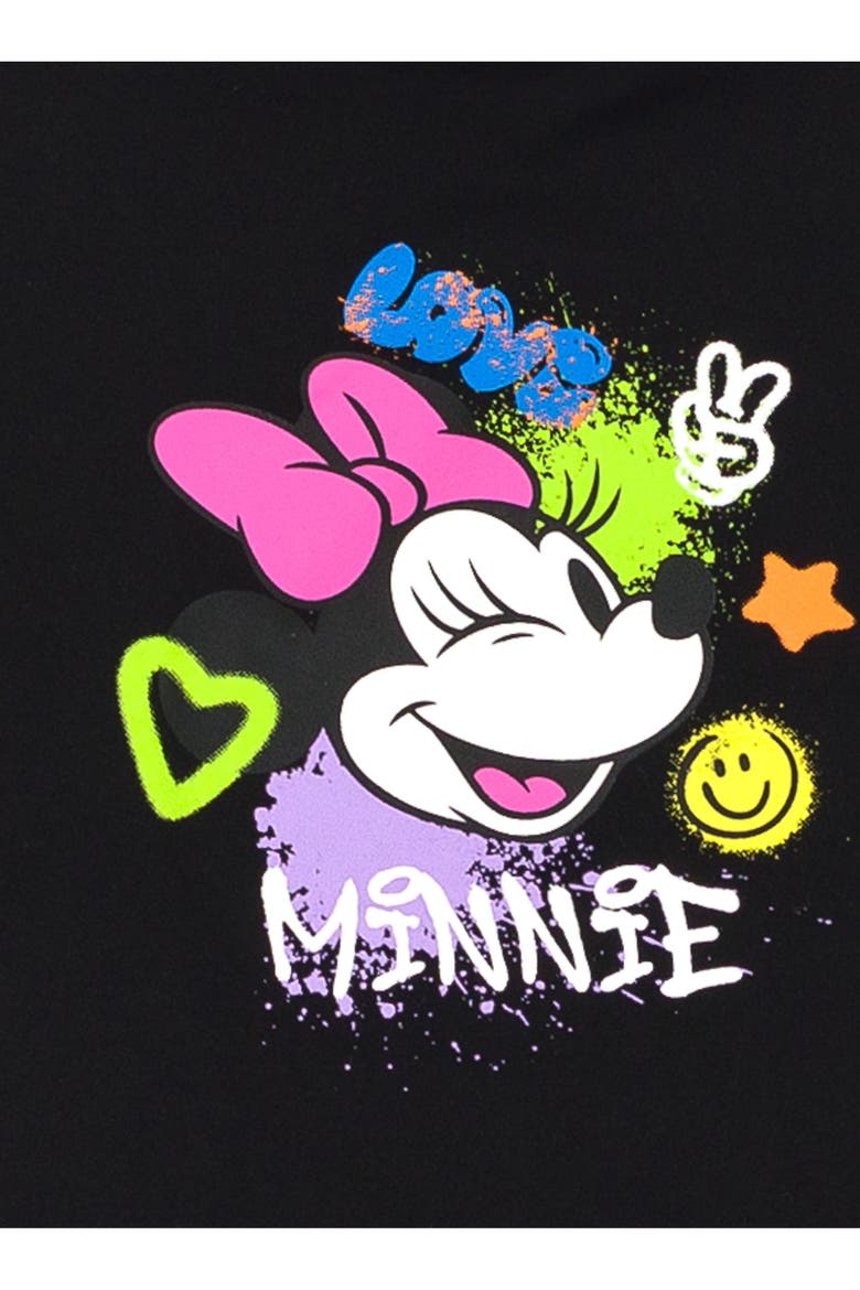 Minnie Mouse Fleece Crop Top and Jumpsuit Set, Alternate, color, Minnie White Black
