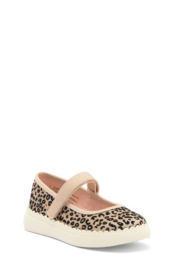Harper Canyon Kids' Pearrla Play Bottom Mary Jane Flat In Animal Print