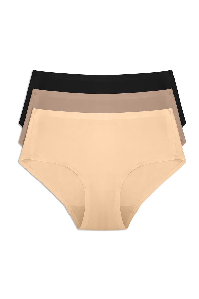 Panty Seamless Mid-Waist Brief, Alternate, color, Bare