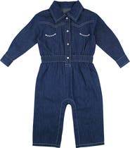 L'ovedbaby Kids' Western Denim Romper