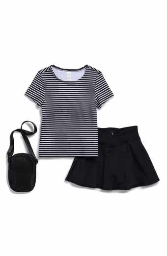 YOGALICIOUS Kids' Lux Bloom T-Shirt, Skirt & Crossbody Bag Set
