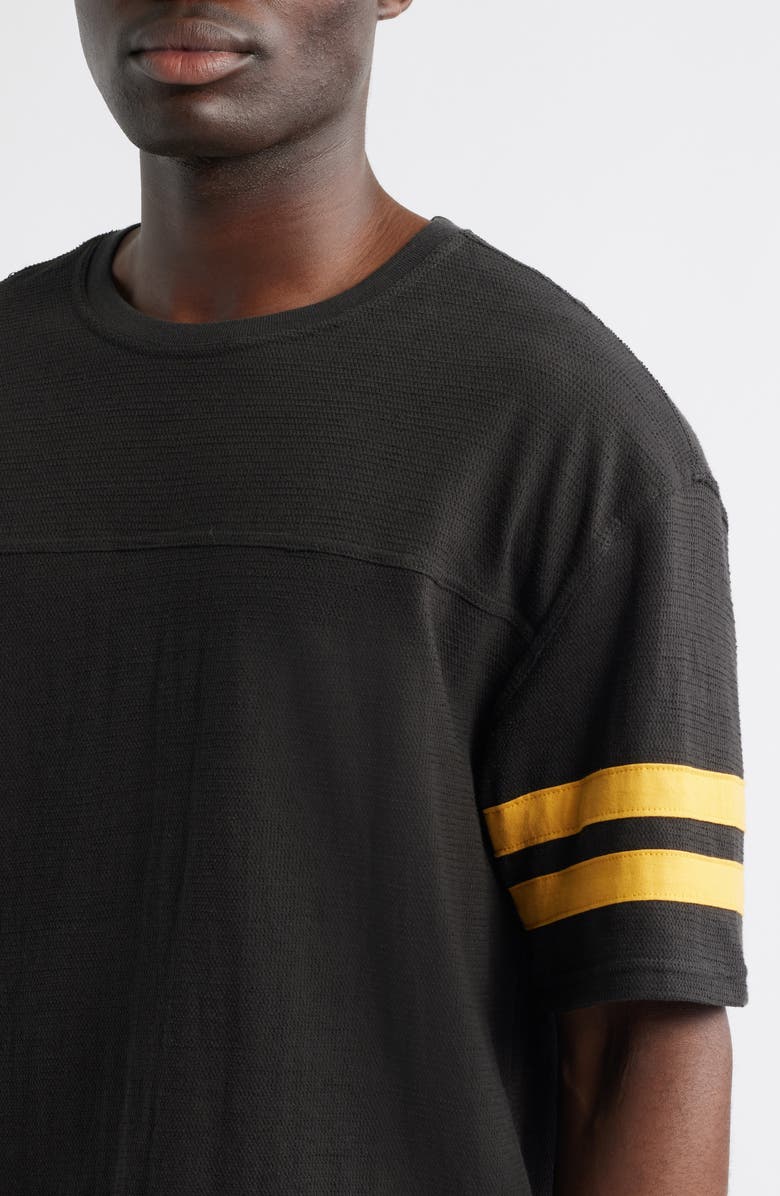 Brixton Vintage Football Cotton Blend Mesh T-Shirt, Alternate, color, 