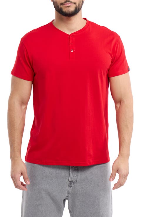 Short Sleeve Henley