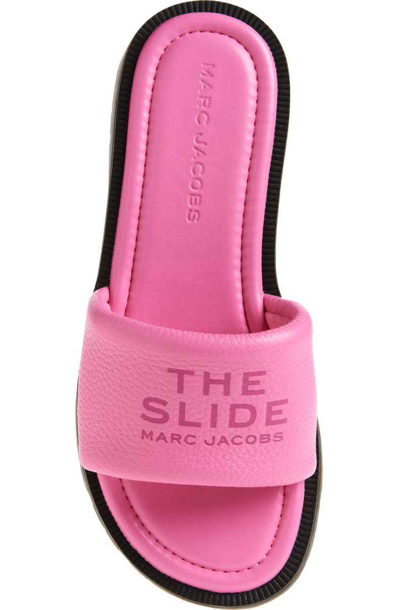 Marc Jacobs The Lug Slide Sandal, Alternate, color, Bow Pink