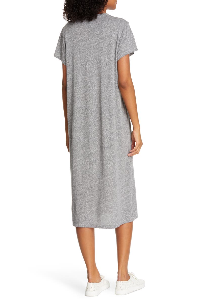 THE GREAT. The Tuxedo T-Shirt Dress, Alternate, color, 