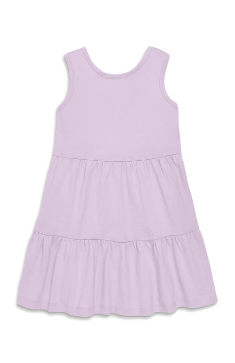 Kids Tiered Tank Dress In Solids (Toddler, Little Kid, Big Kid)