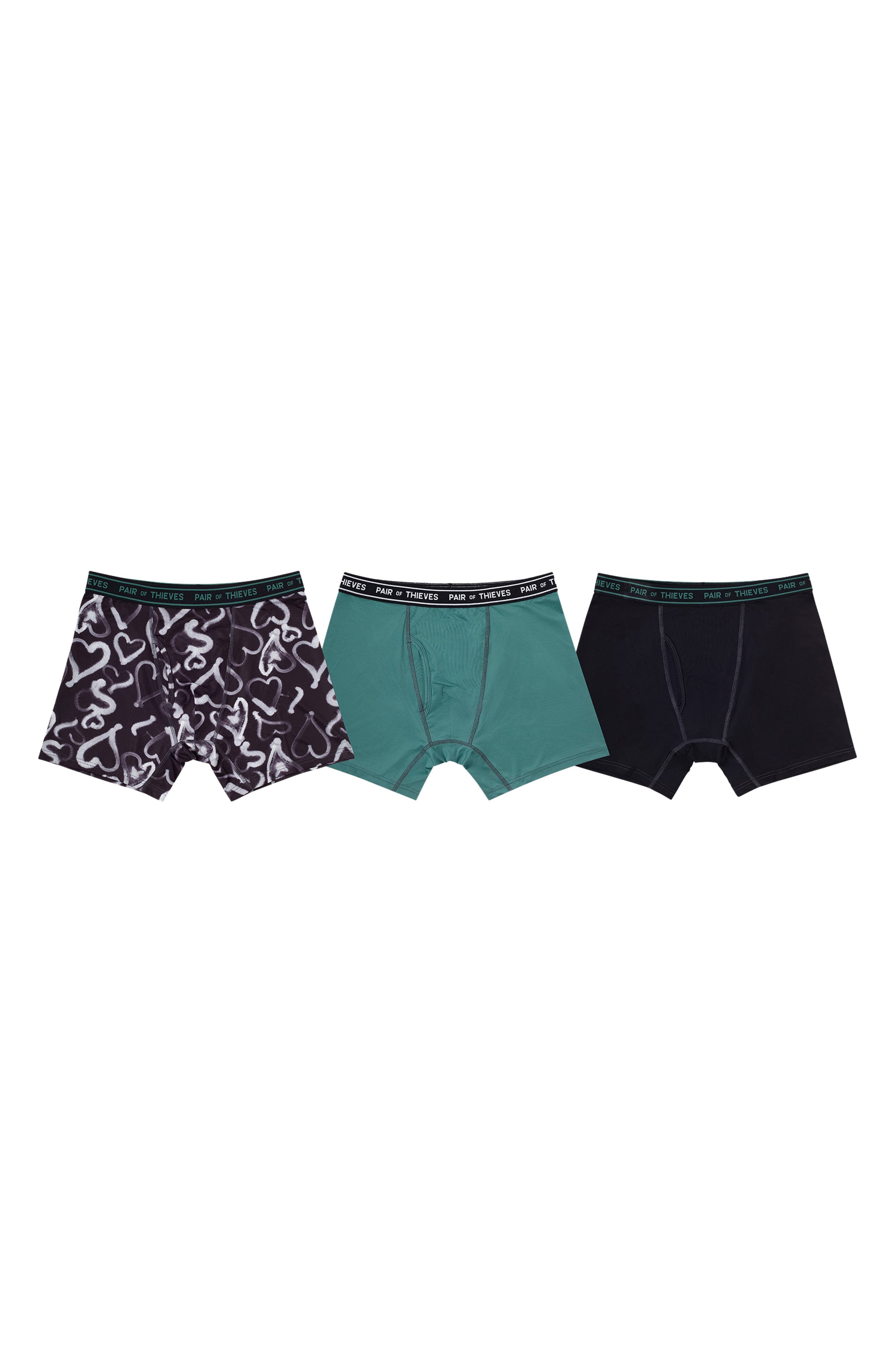 3-Pack Performance Boxer Briefs
