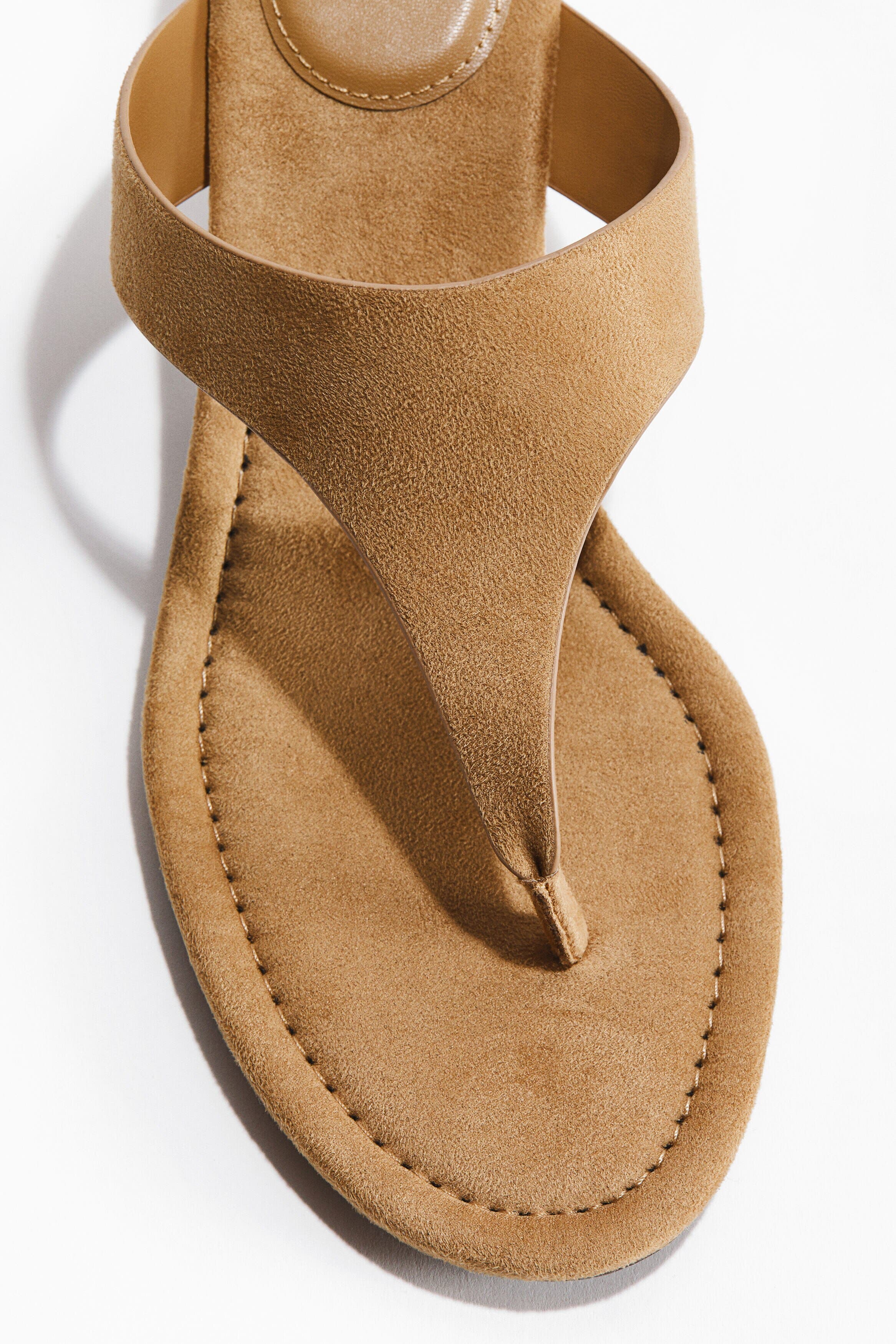 Kitten-heeled Sandals, Alternate, color, Beige