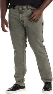 True Nation by DXL Big & Tall Overdyed Tapered Fit Denim Jeans