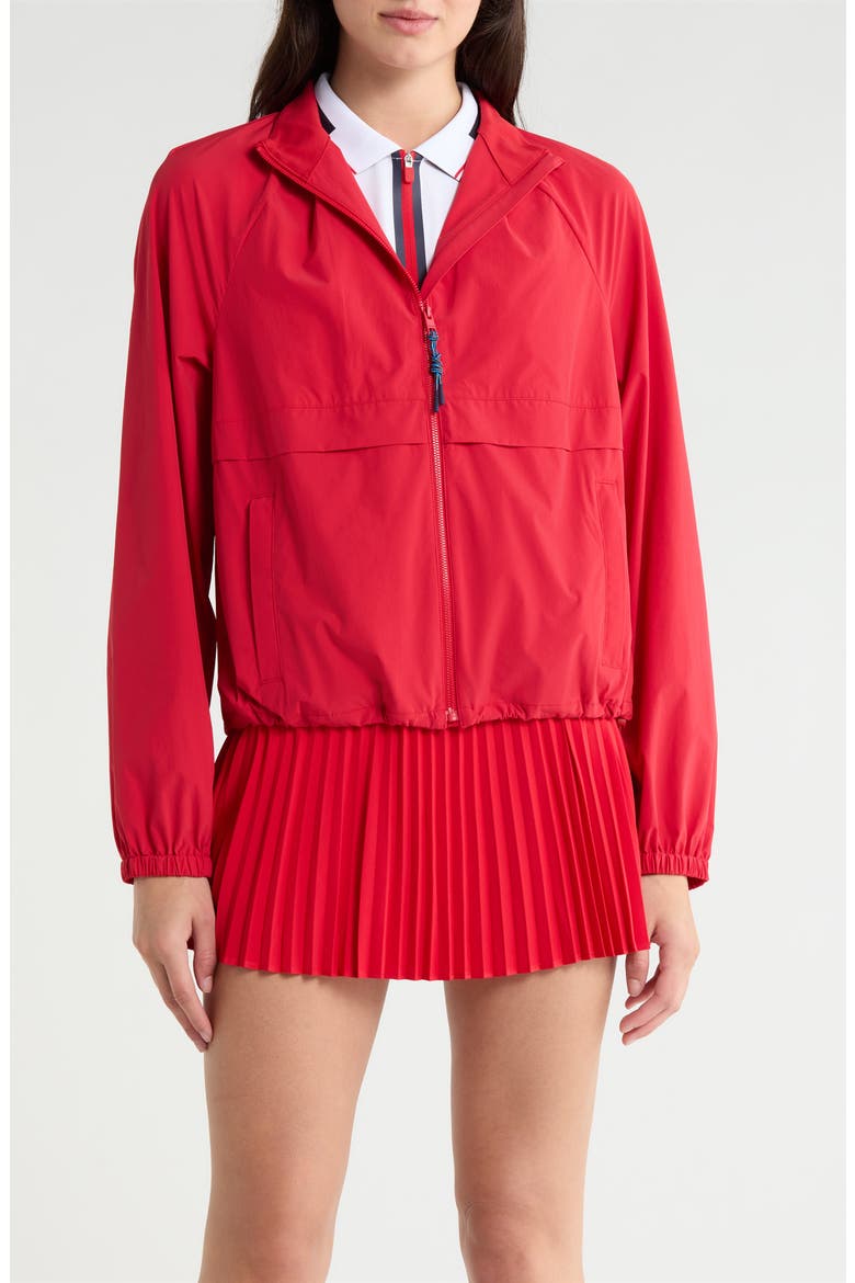 Whisper Water Repellent Golf Jacket, Main, color, CLASSIC RED