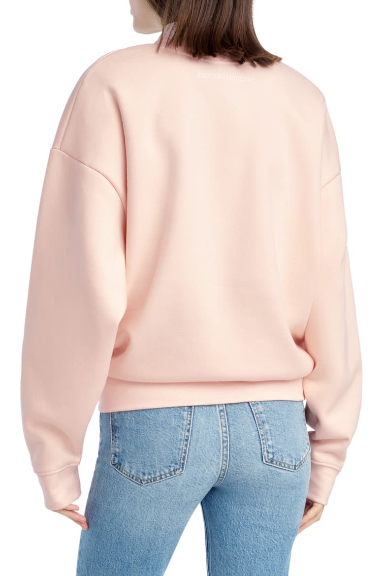 Favorite Grandma Sweatshirt, Alternate, color, PALE PINK/ GARDENIA