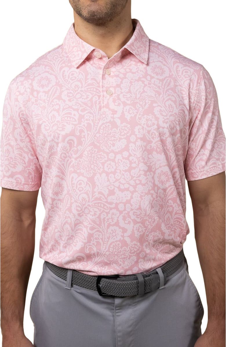 ASHWORTH GOLF Tapestry Polo, Alternate, color, Blush