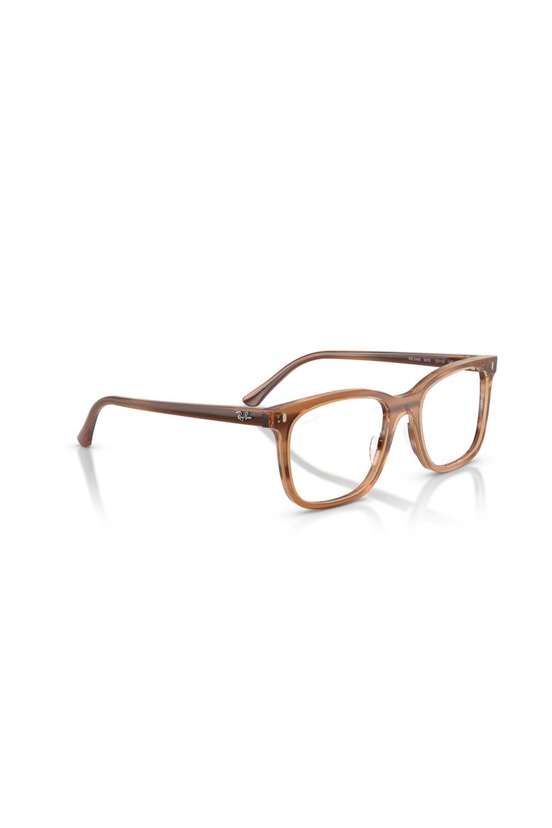 53mm Square optical glasses, Alternate, color, Tortoise