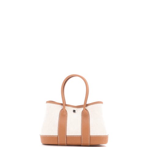 Neo Garden Tote Toile and Leather 23
