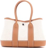Pre-Owned Hermes Neo Garden Tote Toile and Leather 23