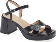 Wonders Ankle Strap Platform Sandal