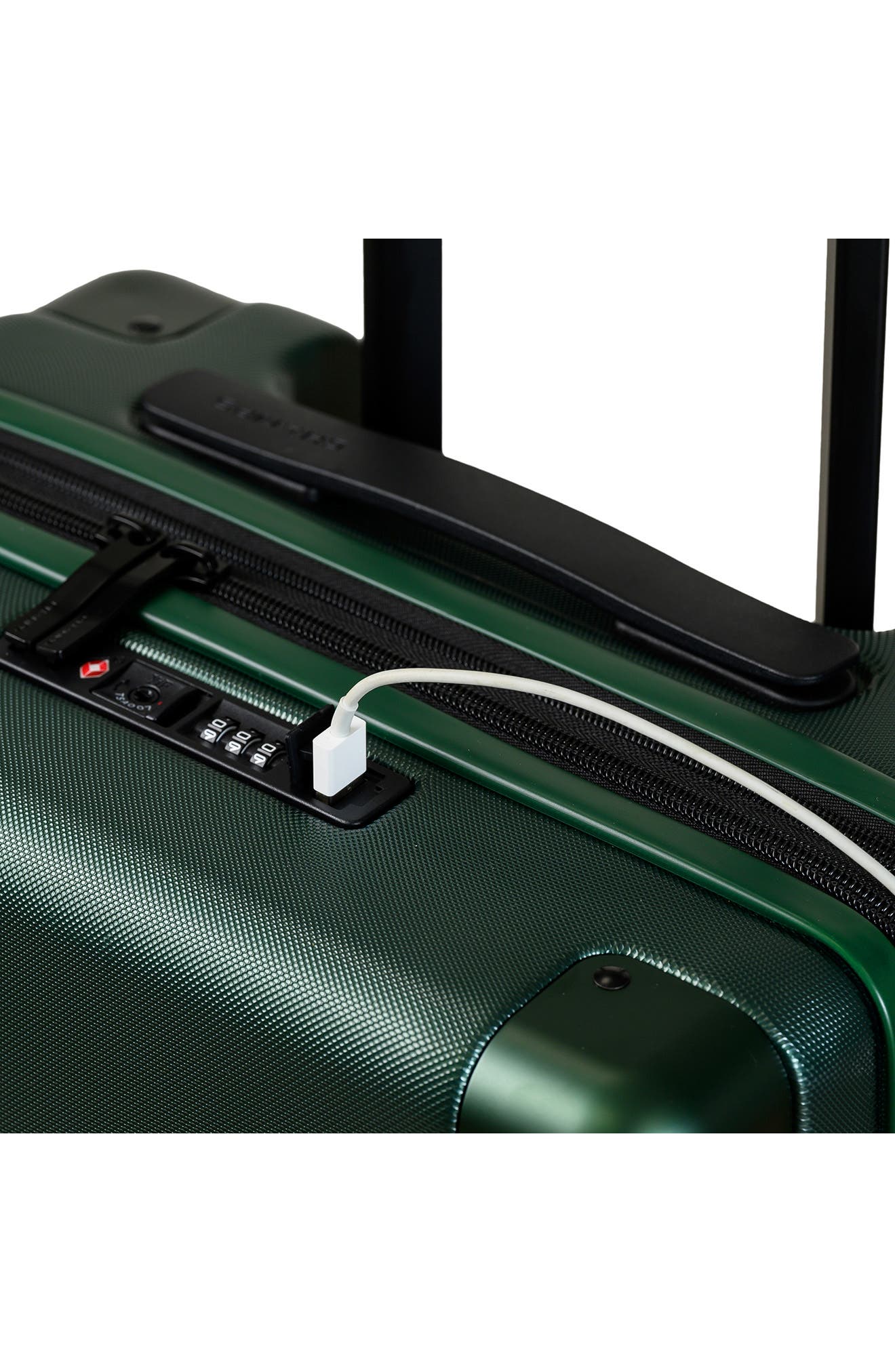 CHAMPS Earth 3-Piece Wheeled Luggage Set, Alternate, color, Green