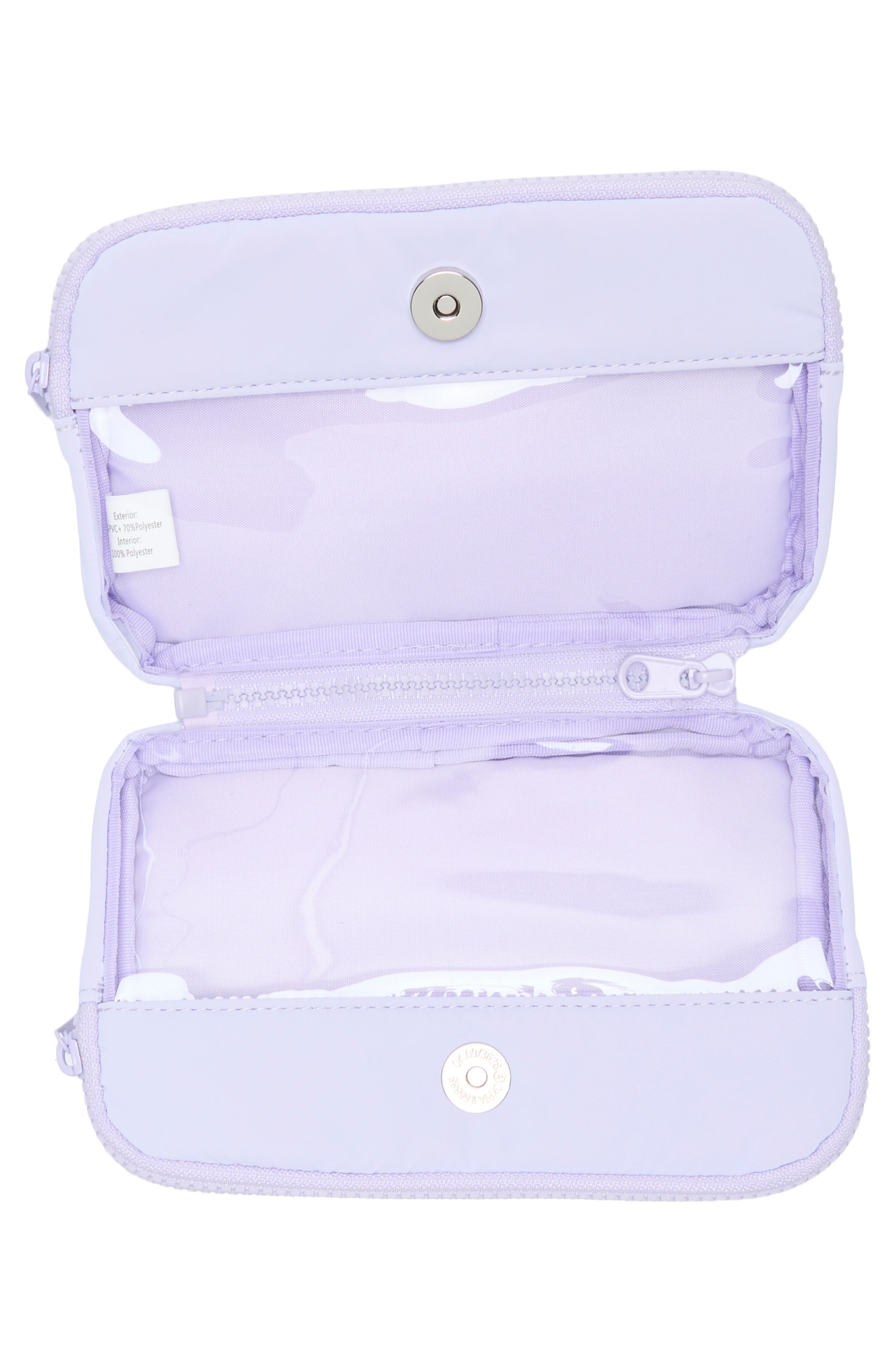MYTAGALONGS Quilted Pouch, Alternate, color, Lavender