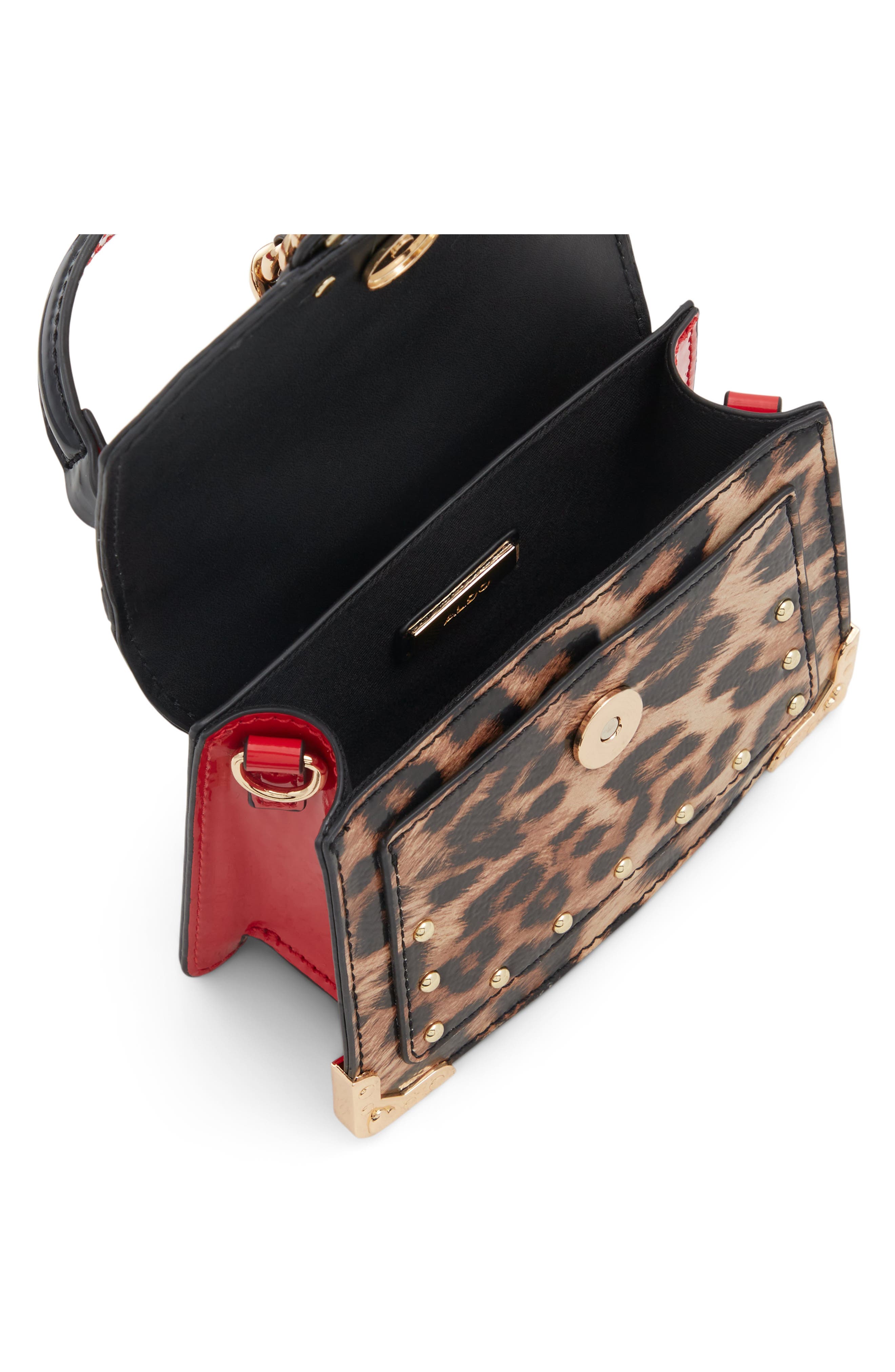 Mini Baro Top Handle Crossbody Bag, Alternate, color, BROWN MULTI
