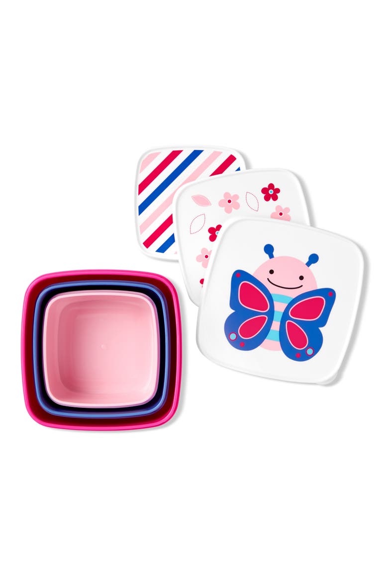 Zoo Butterfly Snack Box Set, Alternate, color, MULTI