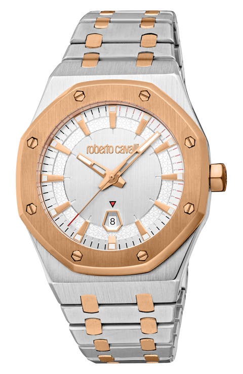 Uomo Ottagono Bracelet Watch, 42mm