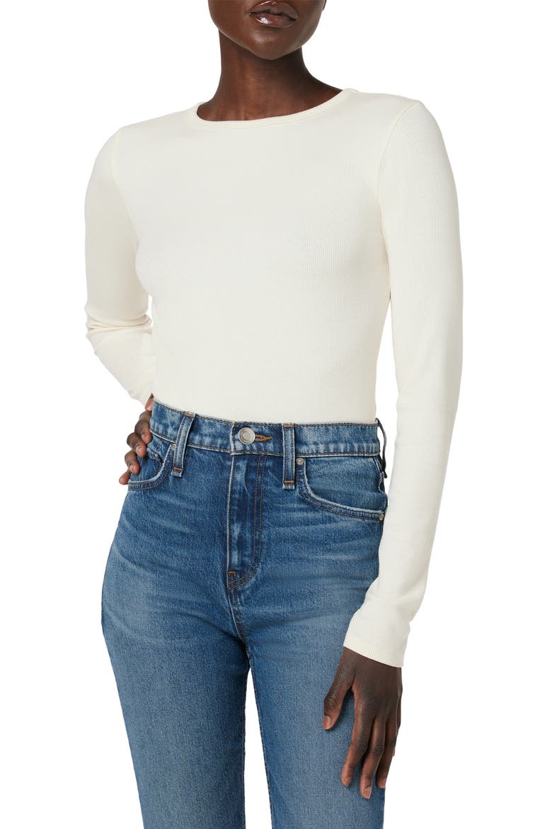 Knot Back Bodysuit, Main, color, ECRU