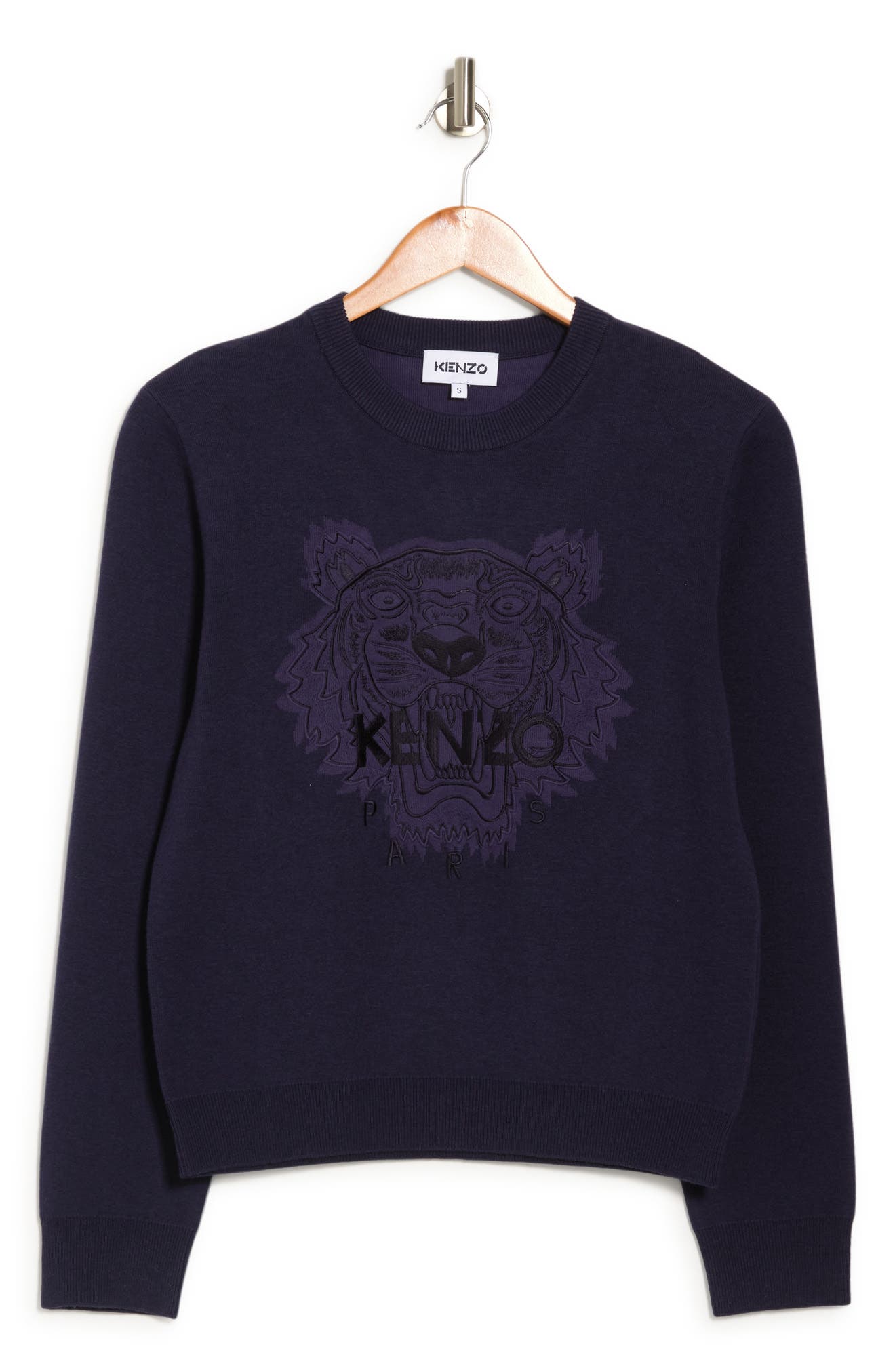 KENZO Paris Tiger Wool Blend Crewneck Pullover (Women) | Nordstromrack
