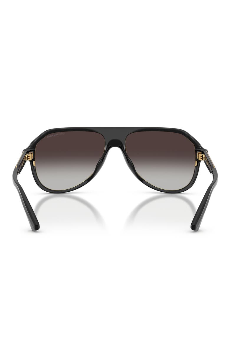 Molokai 59mm Gradient Pilot Sunglasses, Alternate, color, BLACK / GREY GRADIENT