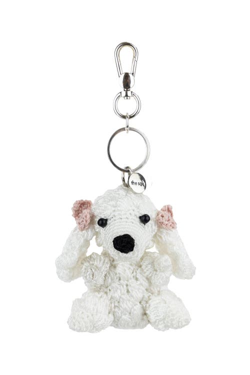 The Sak Yarnicharmz Hand Crochet Dangle In White