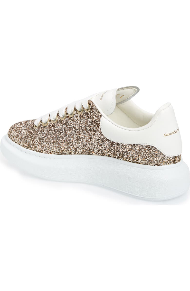 McQueen Oversized Glitter Platform Sneaker, Alternate, color,